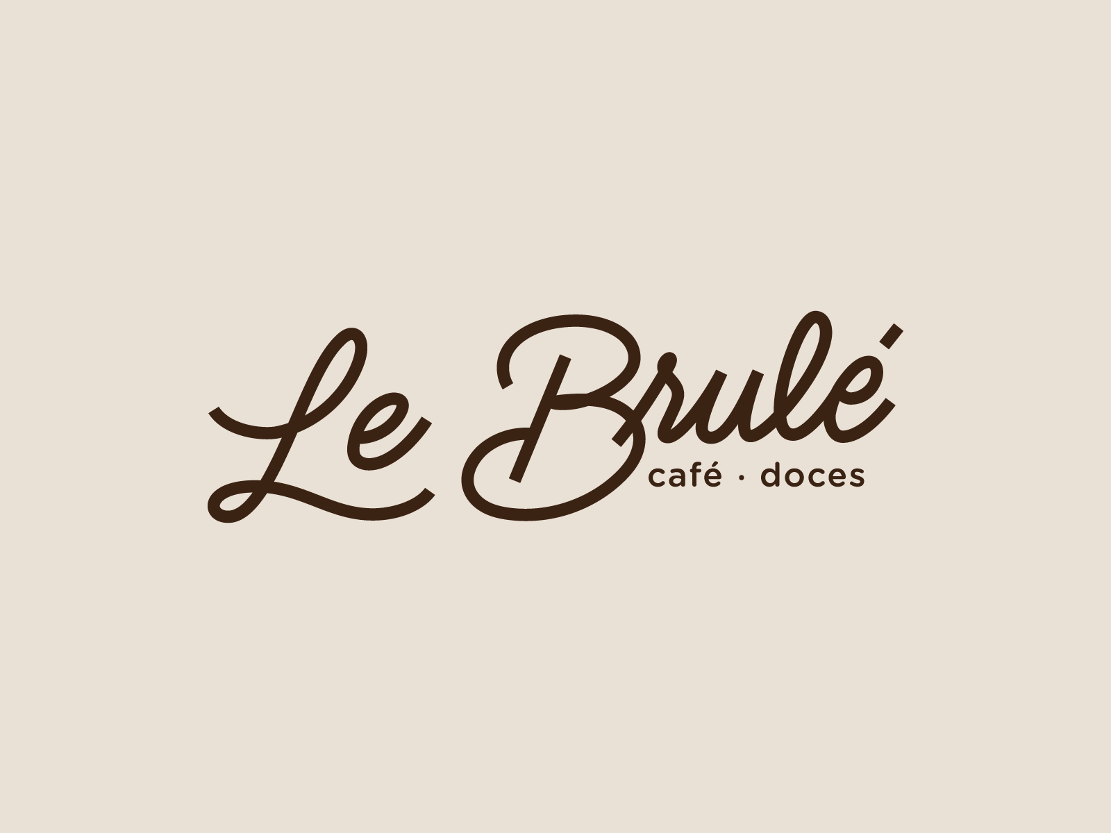 Le Brulé - logo design by Lano Studio / Alanddney on Dribbble