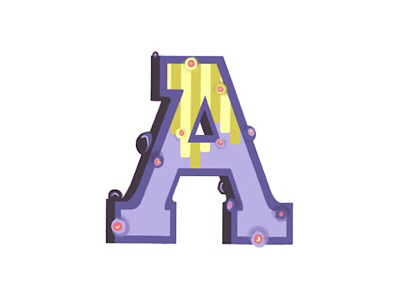 A is for acne. 36 days of type alphabet hand lettering hand type illustration typography