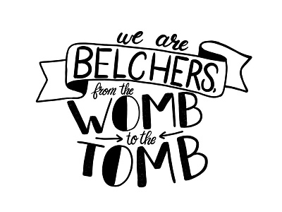 From Womb To The Tomb bob belcher bobs burger burger of the day chalk lettering challenge graphic design green hand lettering sandwich sign typography yellow