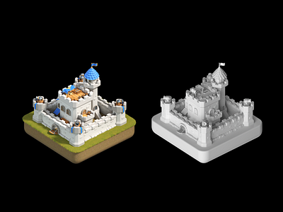 A castle 3d design