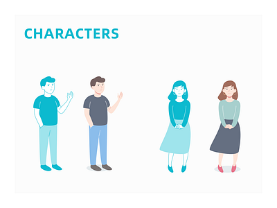 Character for Animation design vector