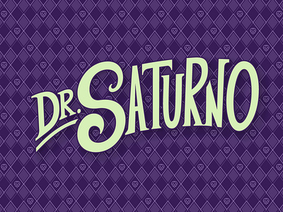 Dr Saturno Logo branding design illustration lettering lettering logo logo typography vector