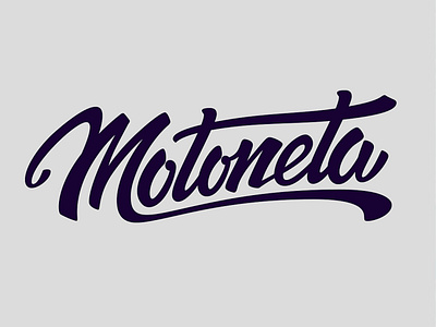 Motoneta Rebranding branding design lettering logo logo