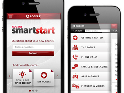 Rogers - Smart Start mobile app rogers