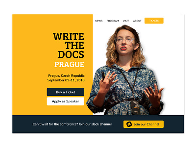 Write The Docs Conference Concept