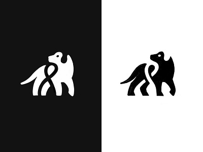 Oncowaf animal branding brandmark custom logo design dog identity identity designer logo logo design logo designer mark symbol designer