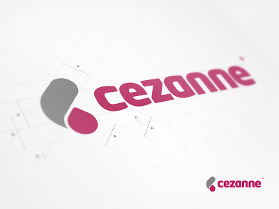 Corporate Logo for Cezanne brand mark cezanne corporate hr identity logo design typography