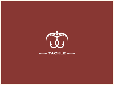 Tackle Logo avid brandmark fishermen fishing flying fish wings hook hooks logomark sports tackle