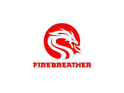 Firebreather animal branding brandmark custom logo design dragon identity identity designer illustration logo logo design logo designer mark sportslogo symbol designer