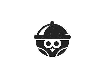 Little Beanie Owl animal branding brandmark circle custom logo design icon designer identity identity designer logo logo design logo designer mark owl round logo symbol symbol designer