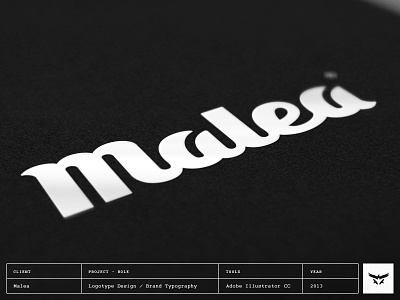 Malea Logotype / Wordmark Design brand typography lettering logo design logotype wordmark