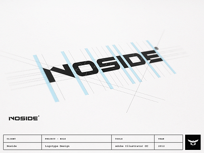 Noside - Logotype Design brand typography film lettering logo design logotype noside video