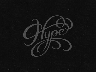 Hype hand lettering hype lettering logotype typically