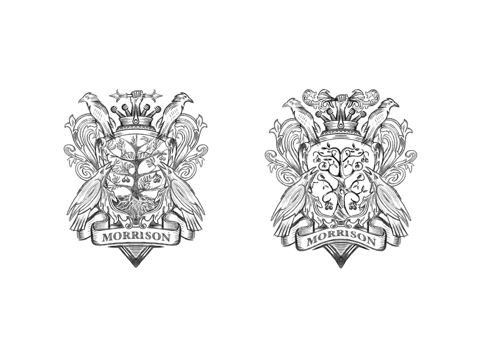 Coat of Arms - sketching by Gert van Duinen on Dribbble