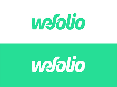WeFolio - custom wordmark
