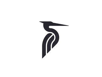 Final heron logo animal brandidentity branding brandmark custom logo design heron identity identity designer logo logo design logo designer mark symbol designer