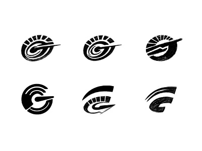 Speedy G-sketches branding brandmark custom logo design identity identity designer logo logo design logo designer mark monogram process sketches speed symbol designer