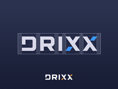 DRIXX Wordmark Logo Design branding branding design custom logo design identity designer logo design logo designer typography wordmark