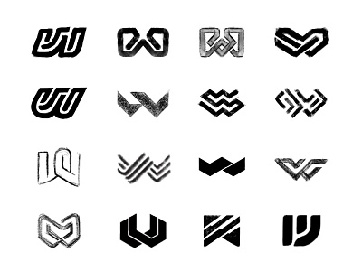 Lettermark / Monogram Design by Gert van Duinen on Dribbble