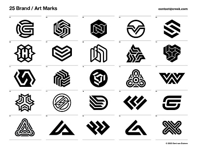 25 Brand / Art Marks brand identity branding brandmark custom logo design identity identity designer logo logo design logo designer mark symbol designer