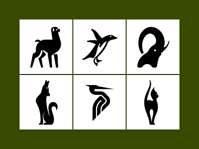 6 animal logos