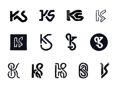 KS sketches branding brandmark custom logo design identity identity designer lettering logo logo design logo designer mark monogram process sketches typography