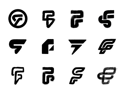 F sketches 4 branding brandmark custom logo design identity identity designer lettering logo logo design logo designer mark monogram process sketches symbol designer typography