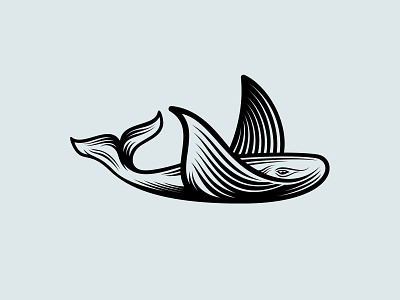 Flying Whale animal animal logo brandidentity branding brandmark cresk custom logo design flying whale gert van duinen identity identity designer logo logo design logo designer mark symbol designer whale