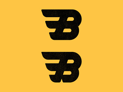 Flying B's b brand identity brandmark custom logo design flying b identity identity designer letter lettering logo logo design logo designer mark monogram type typography
