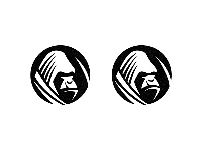 Ape - WIP animal logo ape ape logo brand identity branding brandmark custom logo design design gorilla gorilla logo identity identity designer logo logo design logo designer mark monkey logo negative space process work in progress