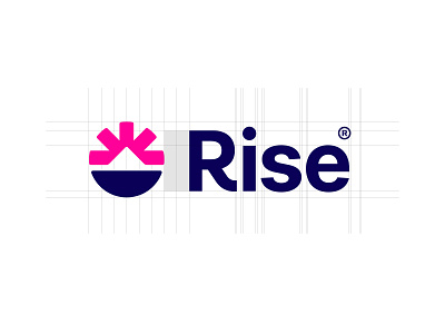 Rise abstract logo brand identity brandmark custom logo design custom typography design graphic identity identity designer logo logo design logo designer logo mark mark symbol