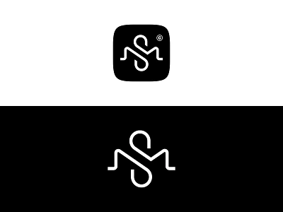 SM monogram brand identity branding brandmark custom logo design icon identity identity designer letter lettering logo logo design logo designer m mark monogram monoline s symbol type typography