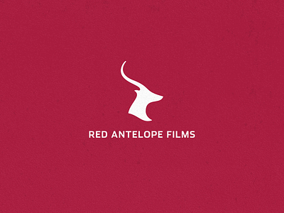 Logo for Red Antelope Films antelope brand mark films identity logo symbol