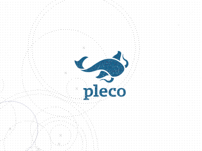 Pleco (catfish) logo design