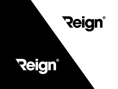 Reign - Logotype Design helvetica logo design logo designer logotype reign typography