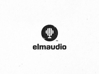 Elmaudio Logo Design brandmark collab film identity logo logo design music sound symbol television