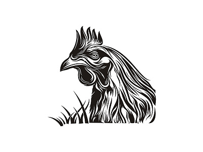 Bixbi - Rawbble Food voor Dogs 04 animal branding chicken details illustration inked packaging woodcut