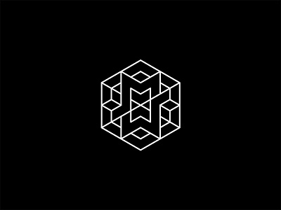 Geometric Mark - M brandmark geometric logo logo collection m mark monoline symbol