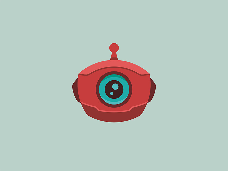 Atomic Robot by Gert van Duinen on Dribbble