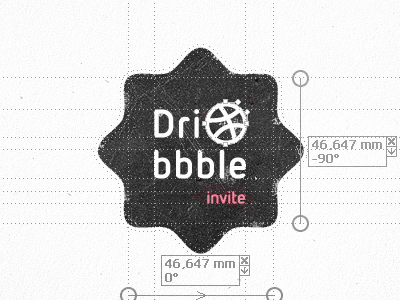One Dribble Invite Left dribbble invite