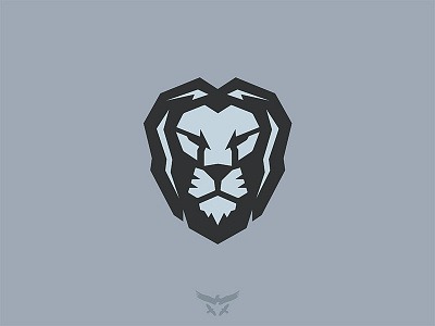 Lion animal brandmark geometric lion logo logo collection mark