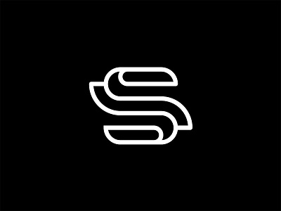 S branding brandmark identity logo logo collection mark monogram monoline s typography