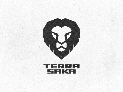 Terra Saka lion logo terra saka type