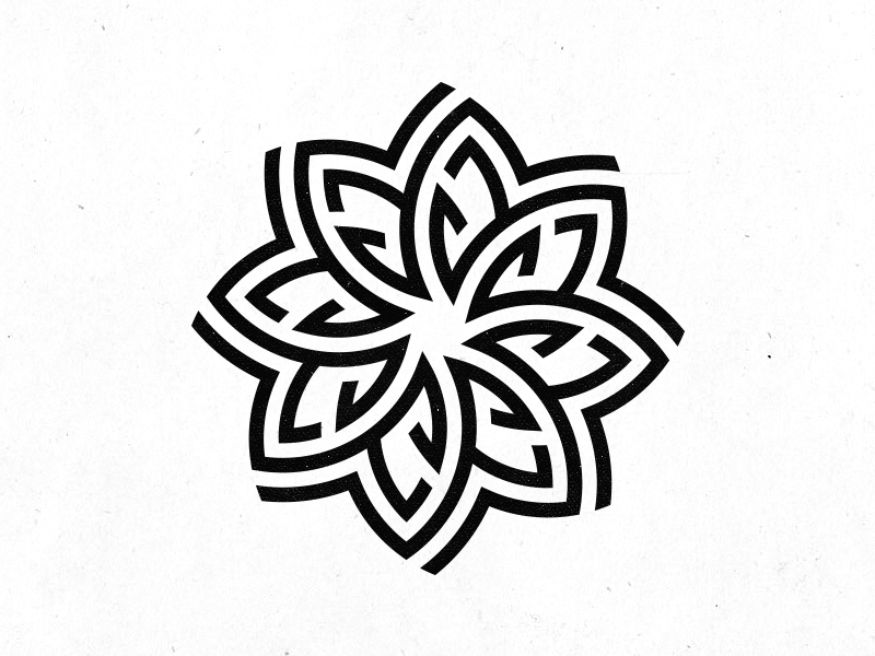 Inktober Tattoo flowerstar flower iconography logo designer logo inktober tattoo