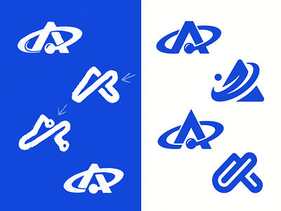 Atomic Blue Logo Mark Concepts