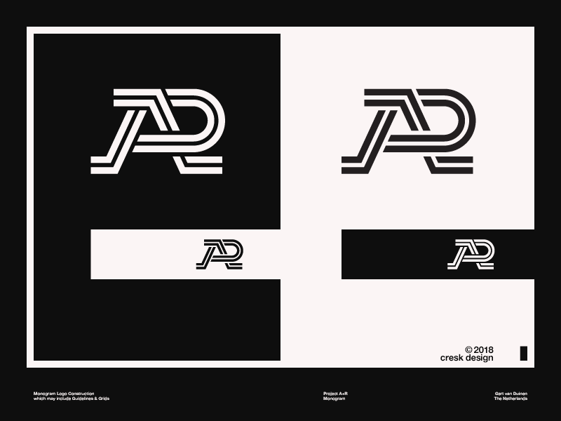 A+R Monogram Logo Design ar monogram logotype identity designer typography identity brandmark logo designer logo design mark logo