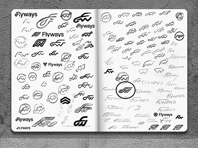 Define, Refine, Repeat - Logo Sketches brandmark identity designer logo logo design logo designer logo sketches mark sketchbook symbol icon mark