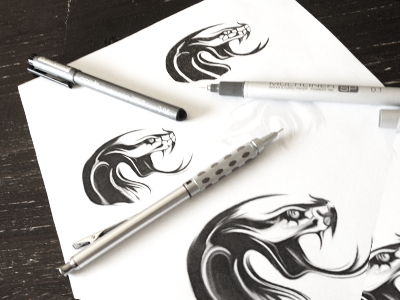 Python Exercise Process brandmark copic drawing illustration logo logo design mark process python