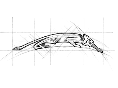 Prowler Logo Sketch animal logo drawing logo logo design logo designer logo mark predator prowler sketch tiger