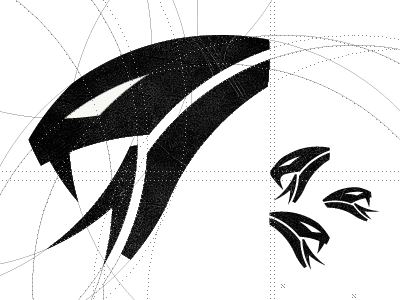 Python Logo Concepts circular geometry design logo python